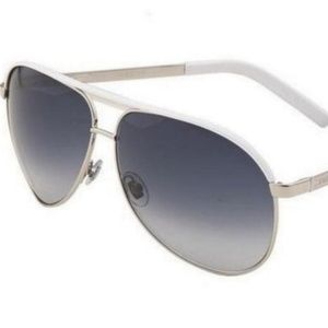 AUTHENTIC GUCCI BLUE/WHITE AVIATOR SUNGLASSES